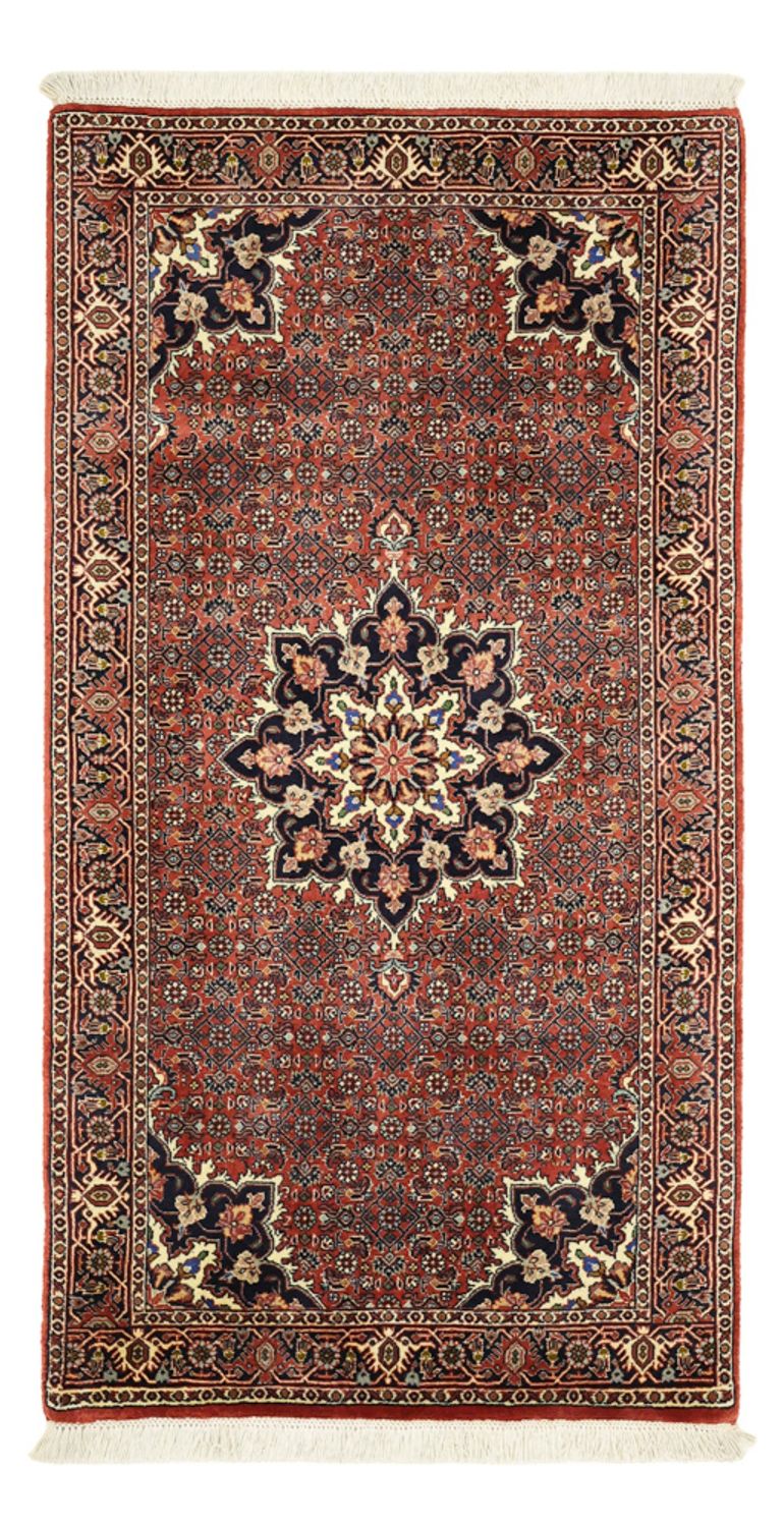 Perserteppich - Bidjar - 135 x 73 cm - dunkelrot