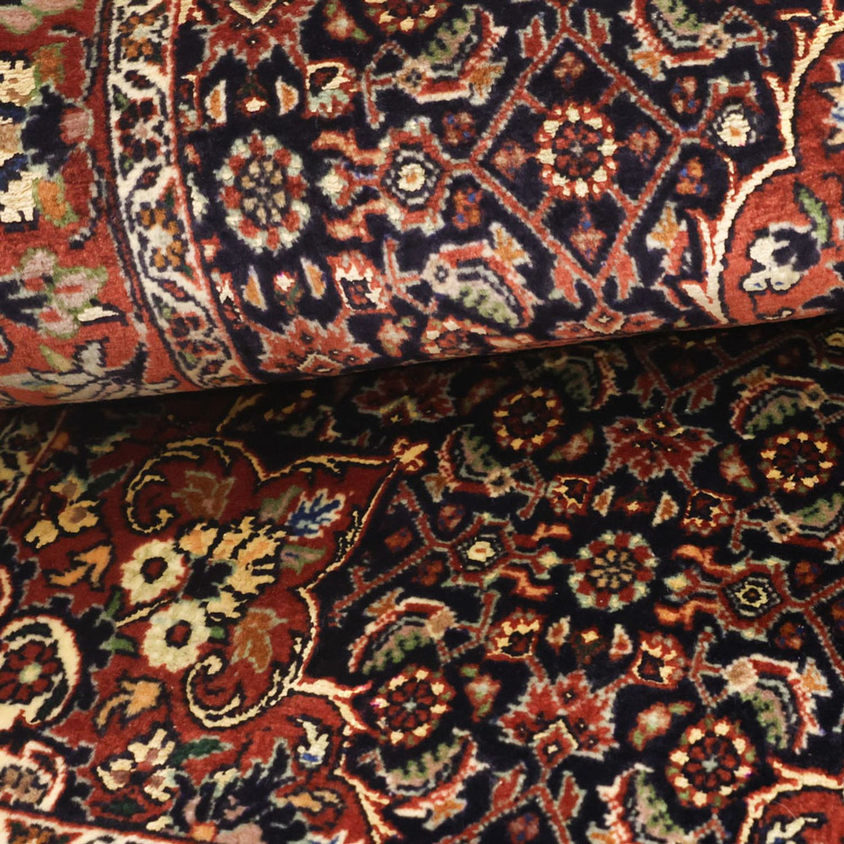 Perserteppich - Bidjar - 139 x 70 cm - dunkelrot