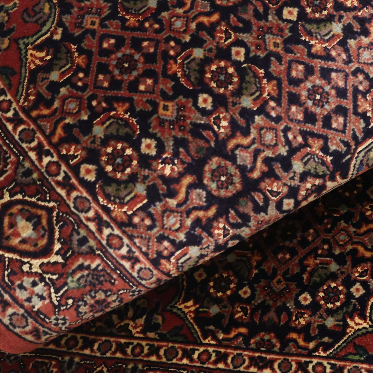 Perserteppich - Bidjar - 136 x 69 cm - dunkelbeige