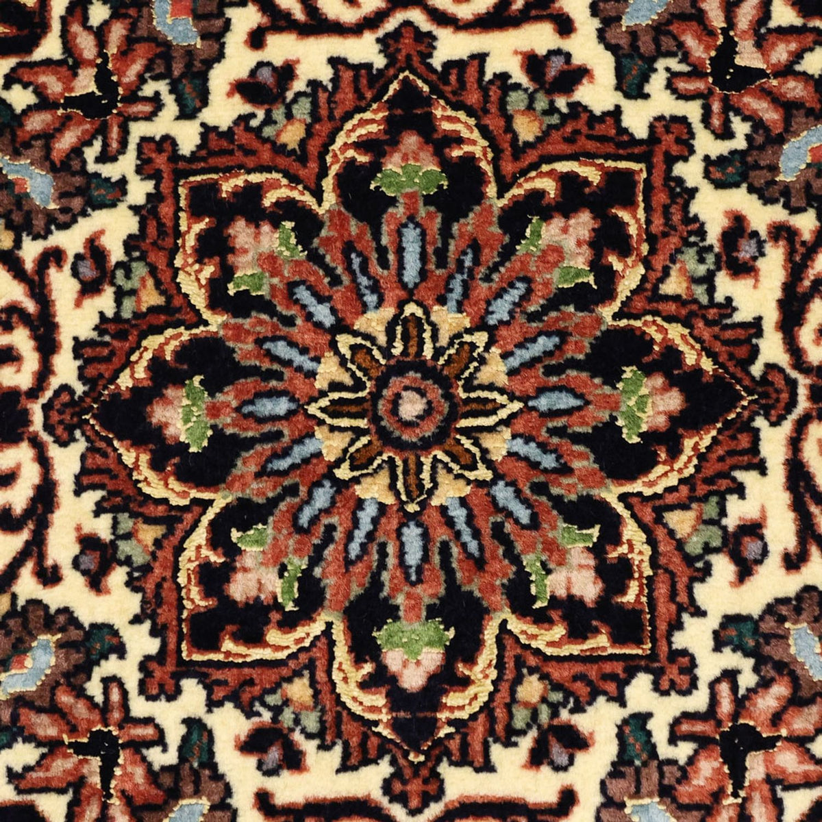 Perserteppich - Bidjar - Royal - 137 x 70 cm - dunkelrot