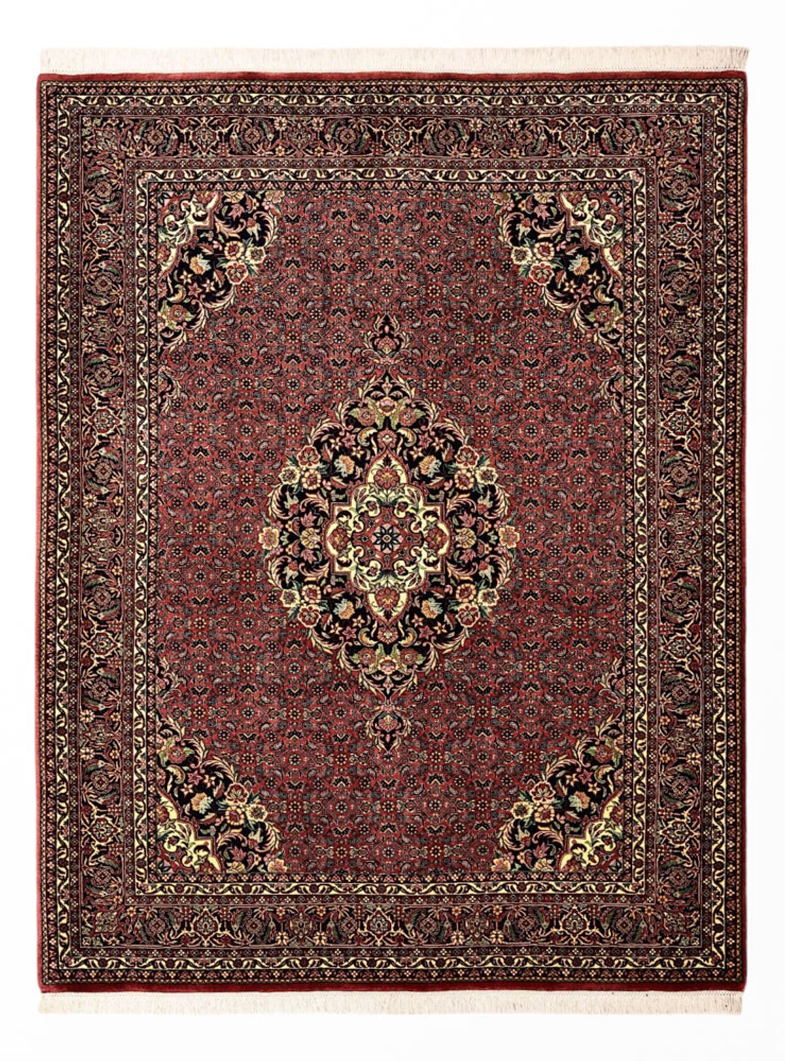 Perserteppich - Bidjar - Royal - 199 x 156 cm - dunkelrot