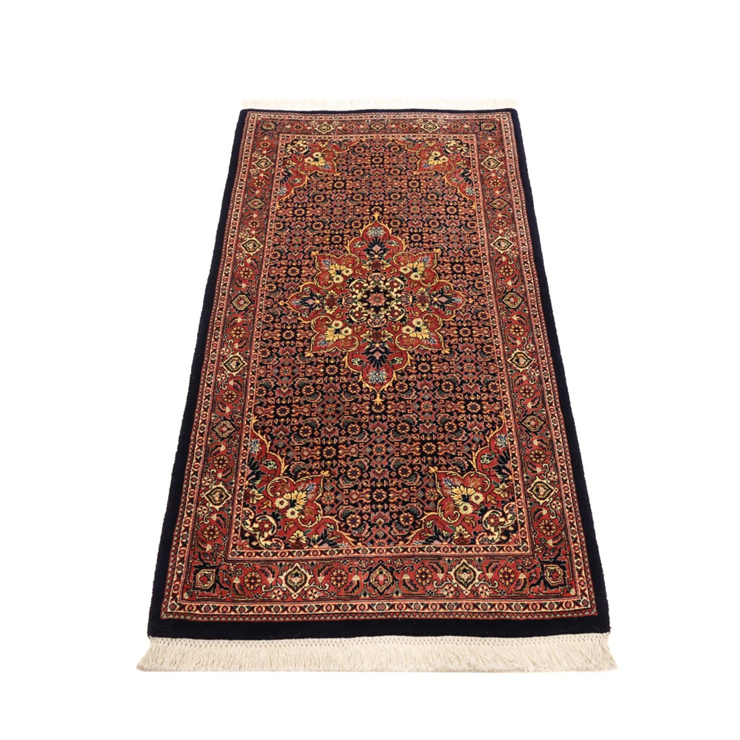 Perserteppich - Bidjar - Royal - 140 x 70 cm - dunkelrot