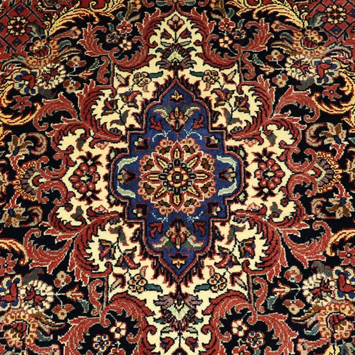Perserteppich - Bidjar - Royal - 204 x 145 cm - dunkelrot