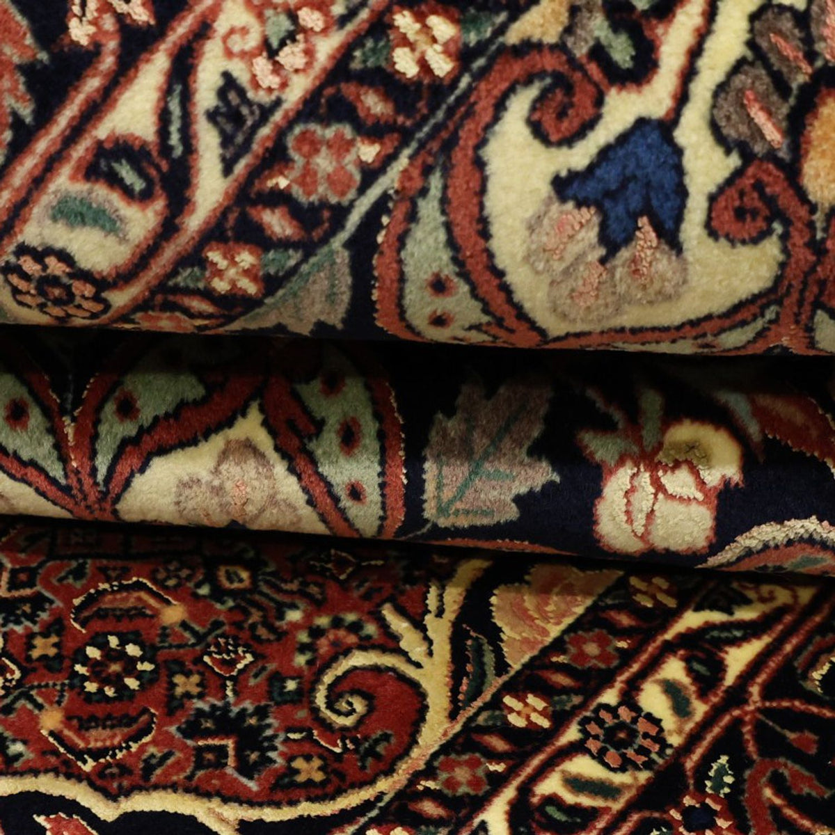 Perserteppich - Bidjar - Royal - 198 x 139 cm - dunkelrot