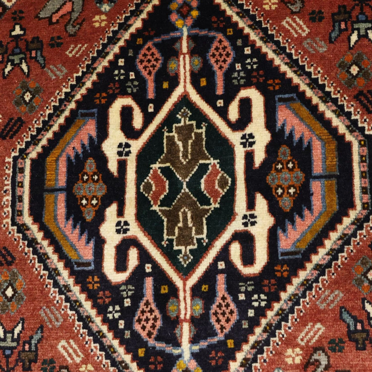 Gabbeh Teppich - Kaschkuli Perser - 150 x 105 cm - dunkelrot
