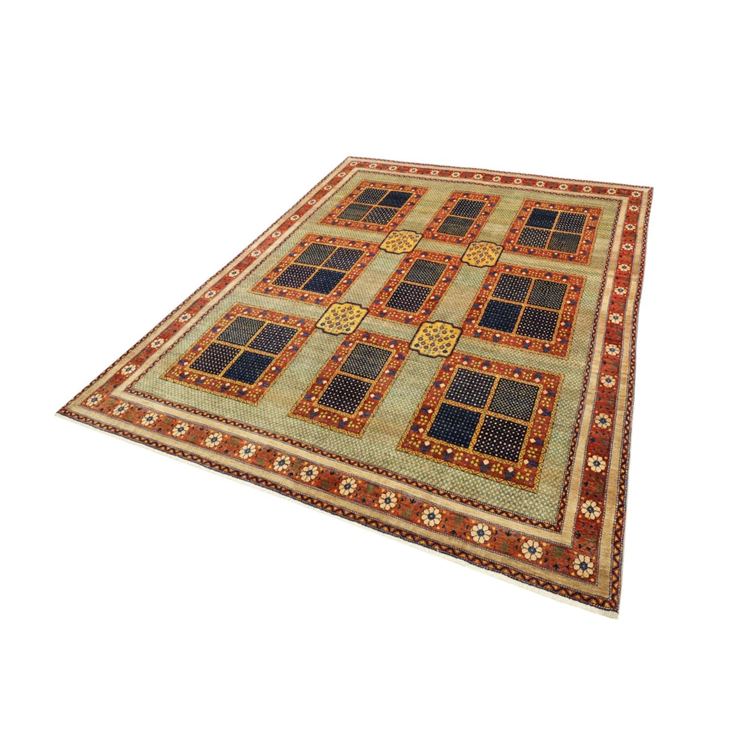 Gabbeh Teppich - Loribaft Perser - 315 x 243 cm - mehrfarbig