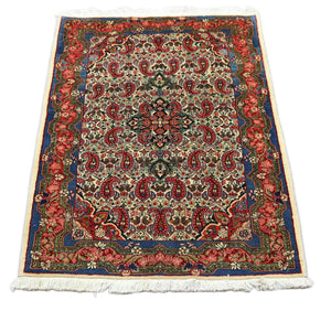 Perserteppich - Bidjar 150 x 100 cm - blau