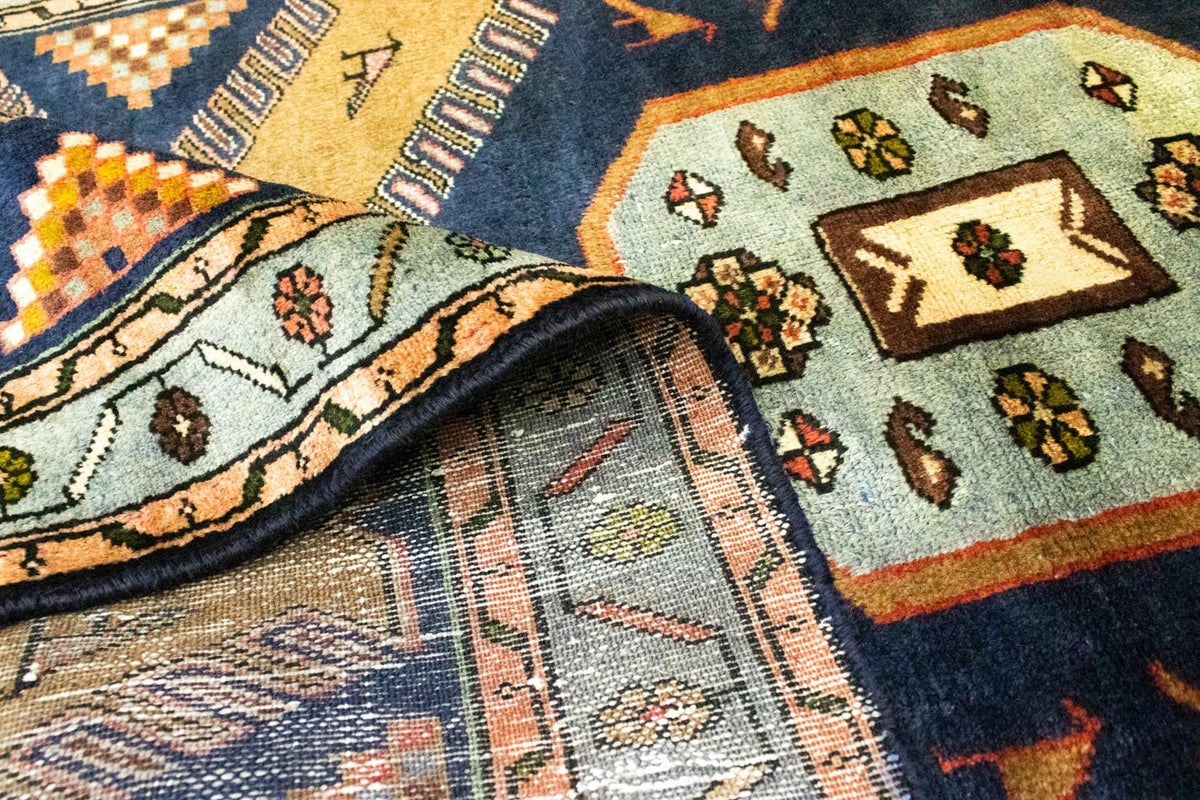 Perserteppich - Nomadic 295 x 102 cm - blau
