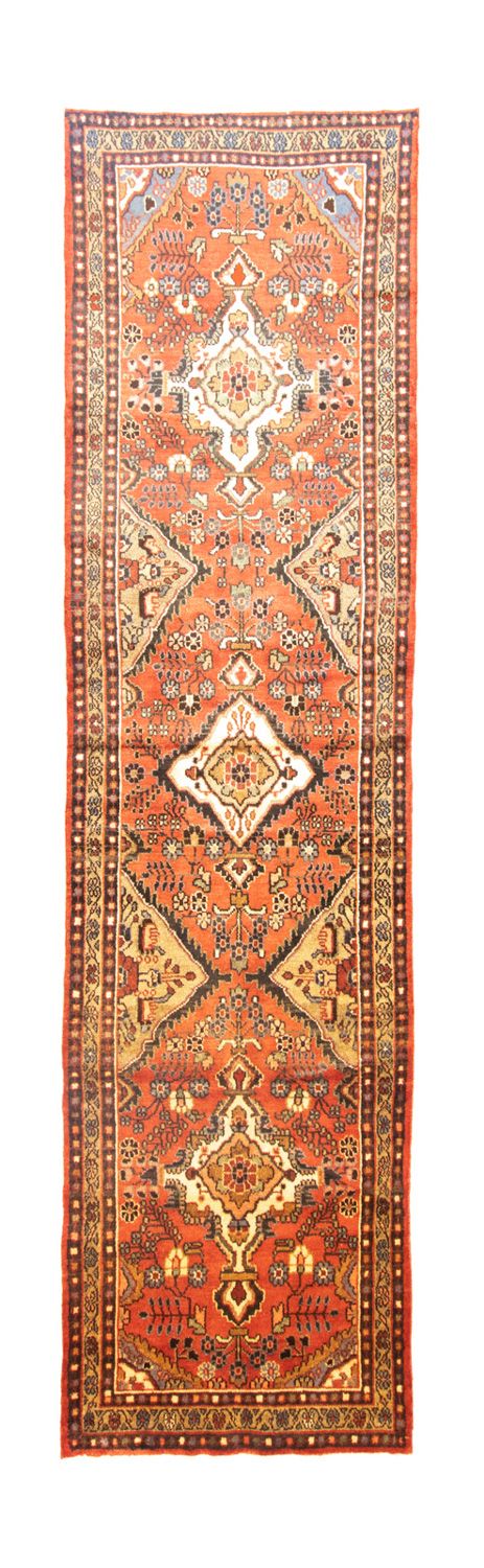 Perserteppich - Nomadic 400 x 101 cm - orange