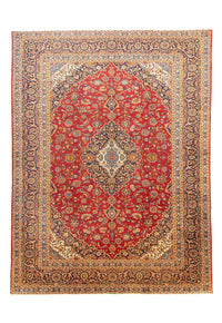 Perserteppich - Keshan 391 x 294 cm - rot