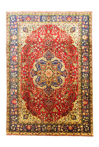 Perserteppich - Täbriz 302 x 212 cm - rot