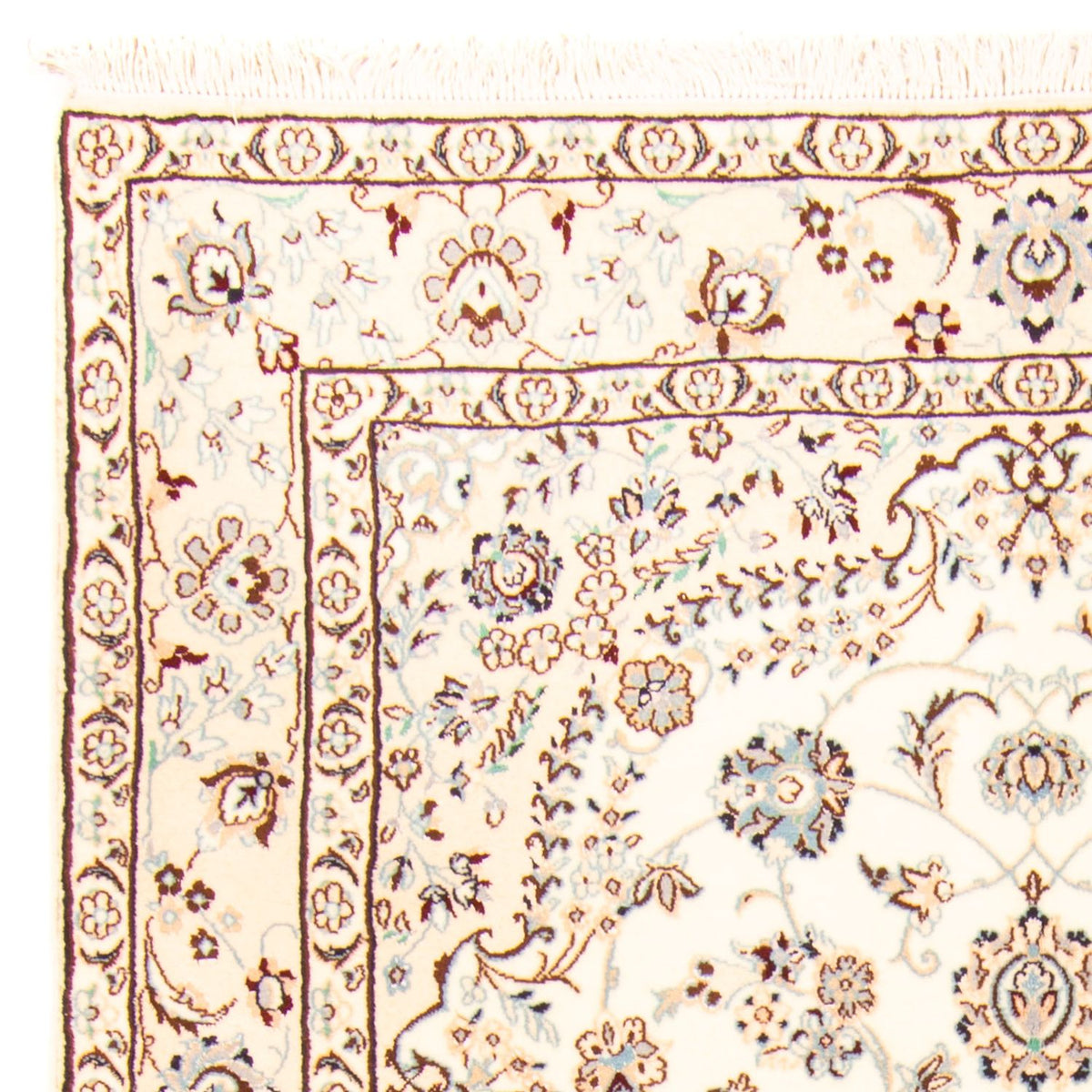 Perserteppich - Nain - Royal 255 x 165 cm Wohnzimmer Teppich