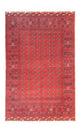 Afghan Teppich - Buchara 301 x 195 cm - dunkelrot