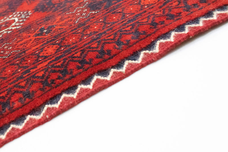 Afghan Teppich - Buchara 301 x 195 cm - dunkelrot