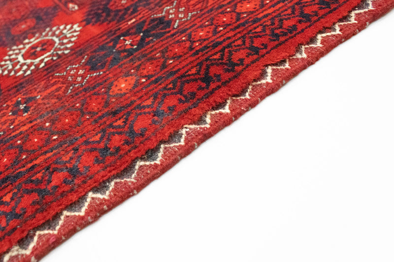 Afghan Teppich - Buchara 299 x 198 cm - dunkelrot