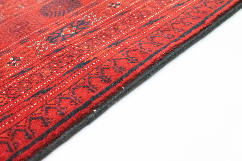 Afghan Teppich - Buchara 294 x 203 cm - dunkelrot