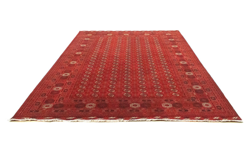 Afghan Teppich - Buchara 294 x 203 cm - dunkelrot