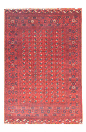 Afghan Teppich - Buchara 294 x 200 cm - dunkelrot