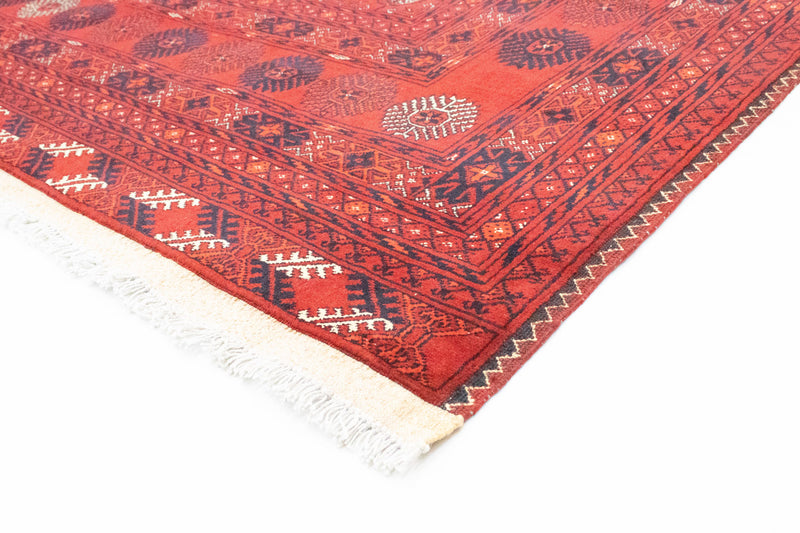 Afghan Teppich - Buchara 295 x 199 cm - dunkelrot