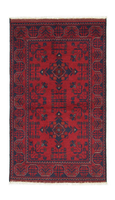 Afghan Teppich - Kunduz 120 x 77 cm - dunkelblau