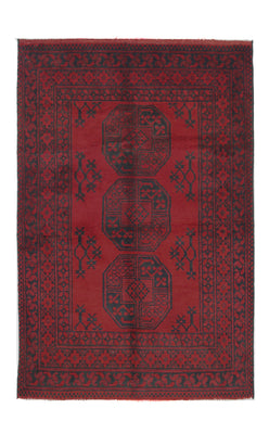 Afghan Teppich - Filpa 145 x 96 cm - rot