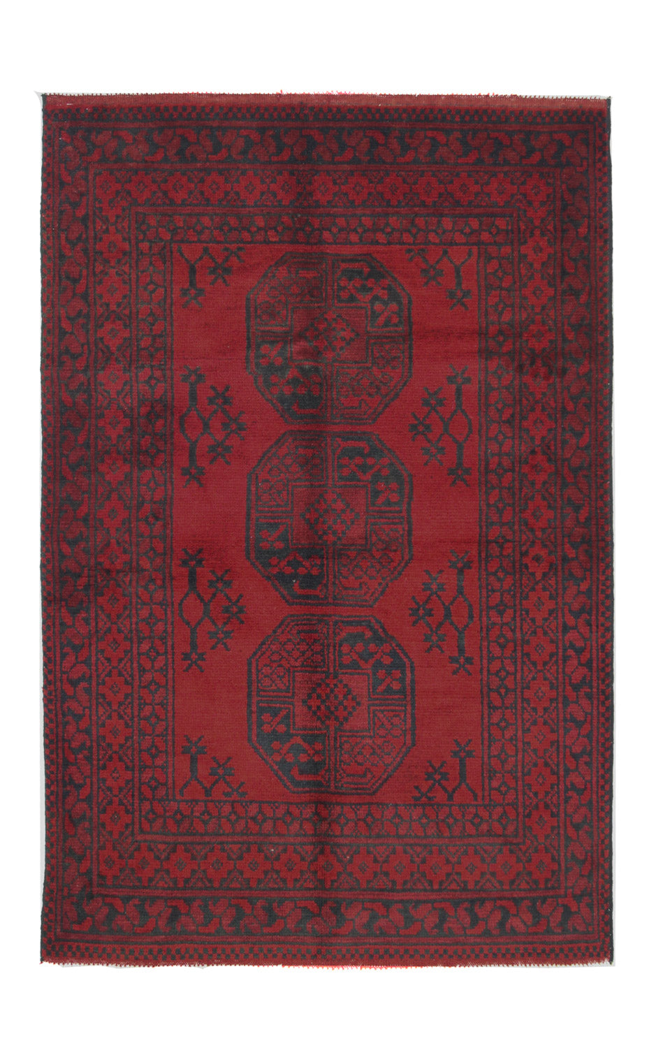 Afghan Teppich - Filpa 145 x 96 cm - rot