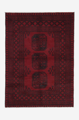 Afghan Teppich - Filpa 140 x 100 cm - rot