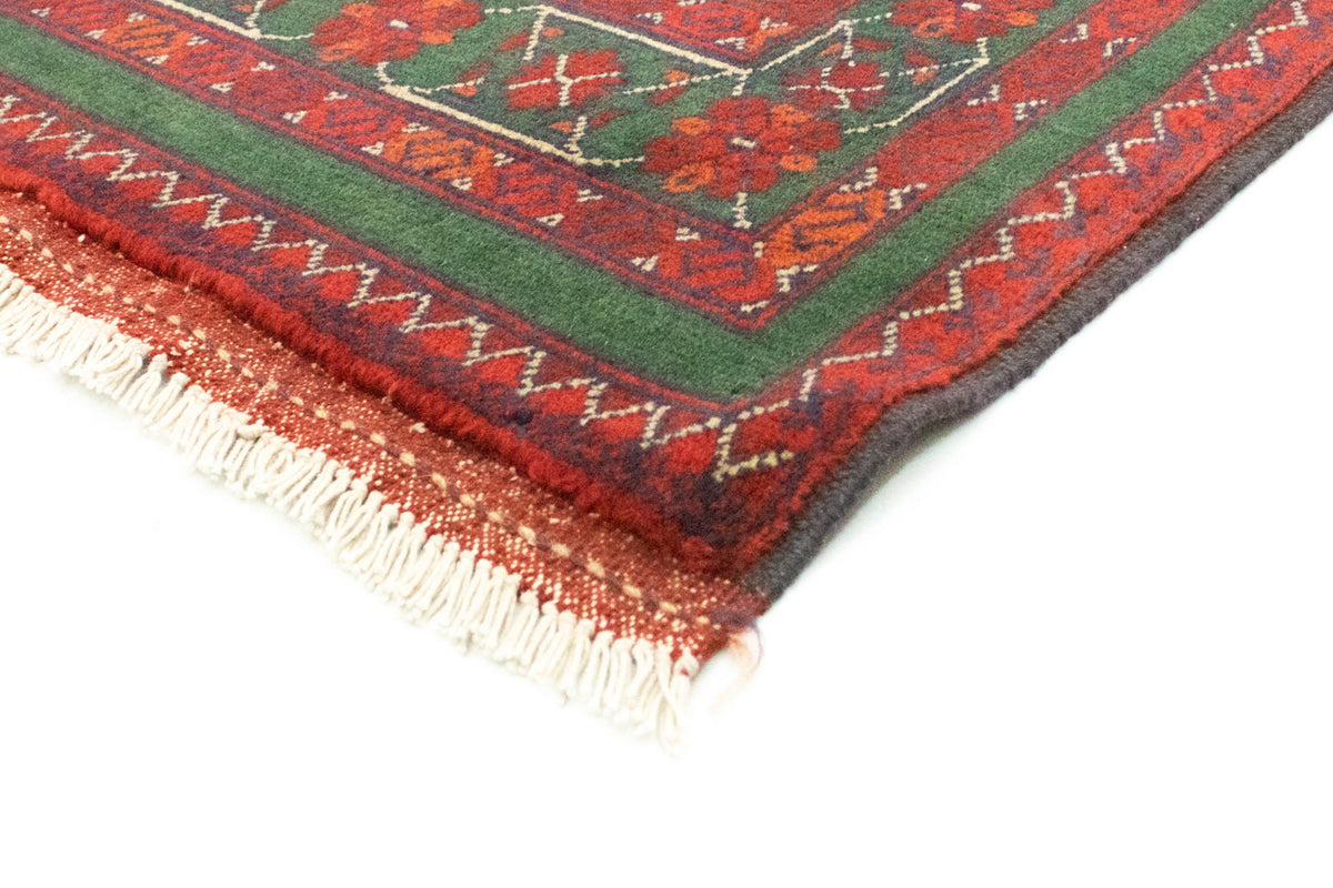 Afghan Teppich - Kunduz 190 x 150 cm - rot
