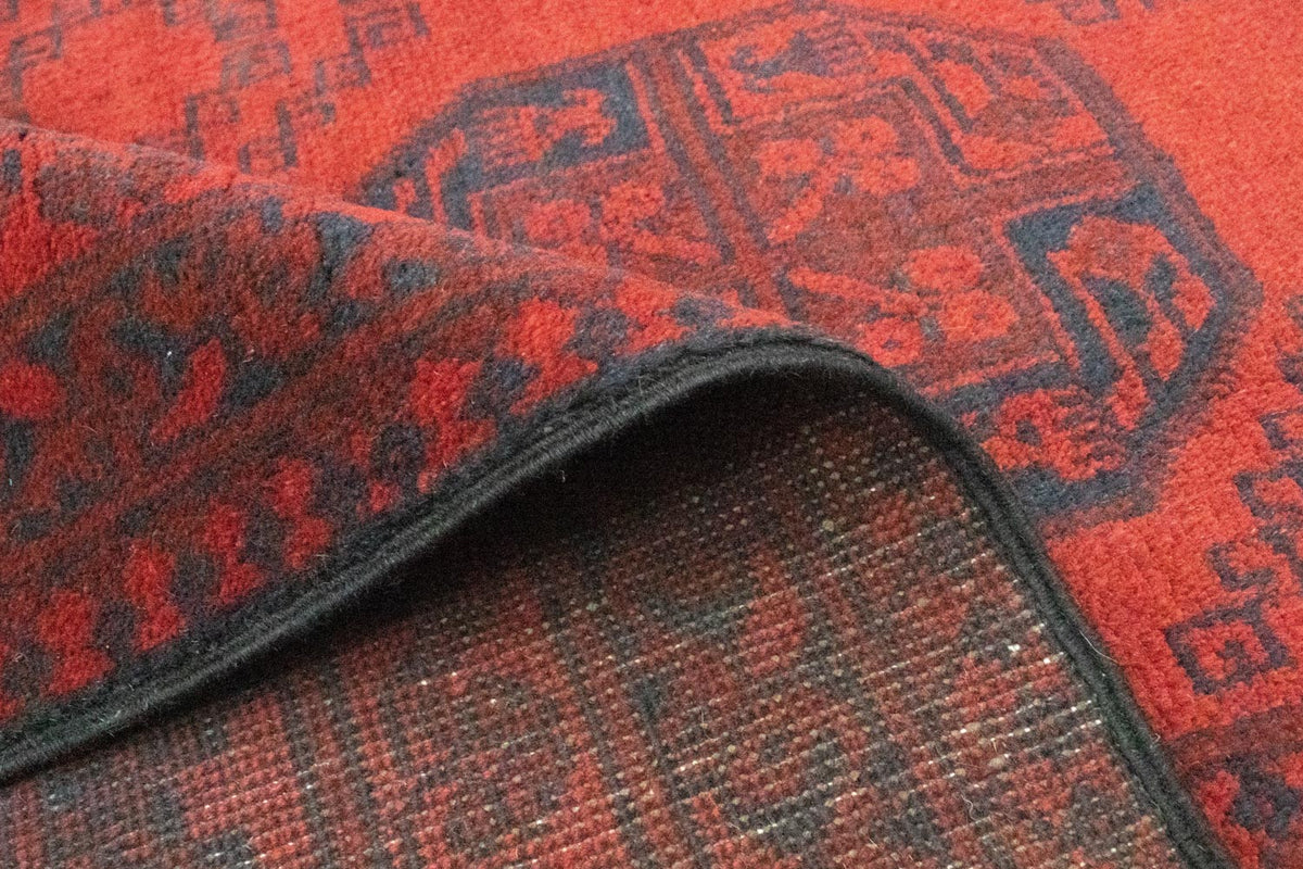 Afghan Teppich - Filpa 329 x 250 cm - dunkelrot
