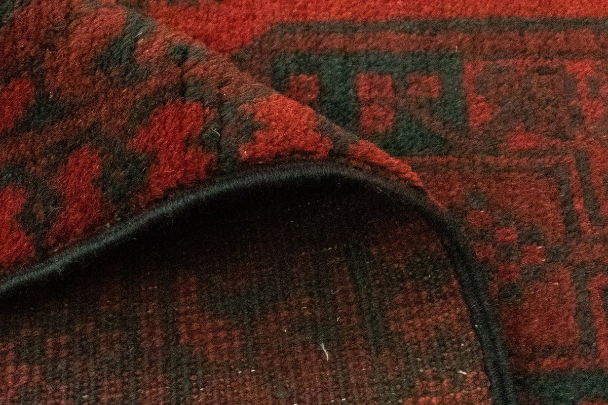 Afghan Teppich - Filpa 196 x 145 cm - rot