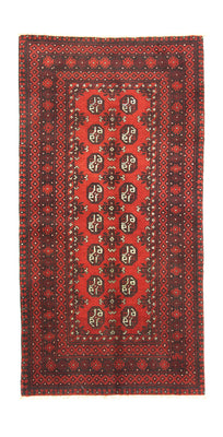 Afghan Teppich - Filpa 200 x 100 cm - rot