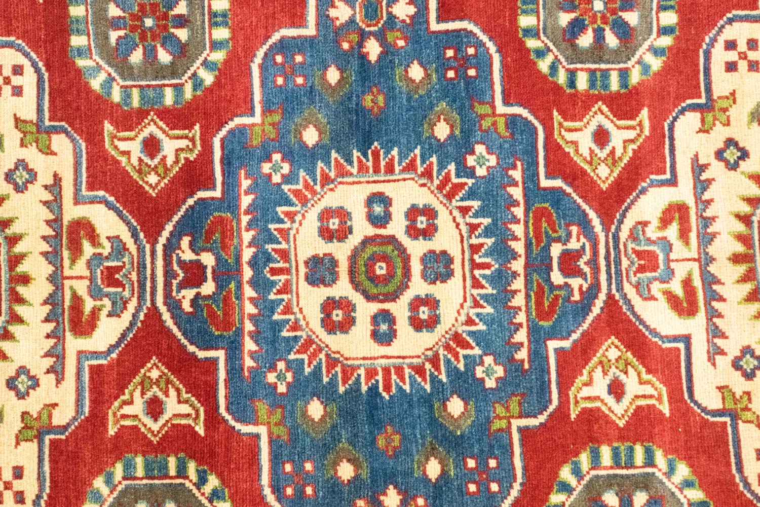 Ziegler Teppich - Kazak 198 x 157 cm - dunkelrot