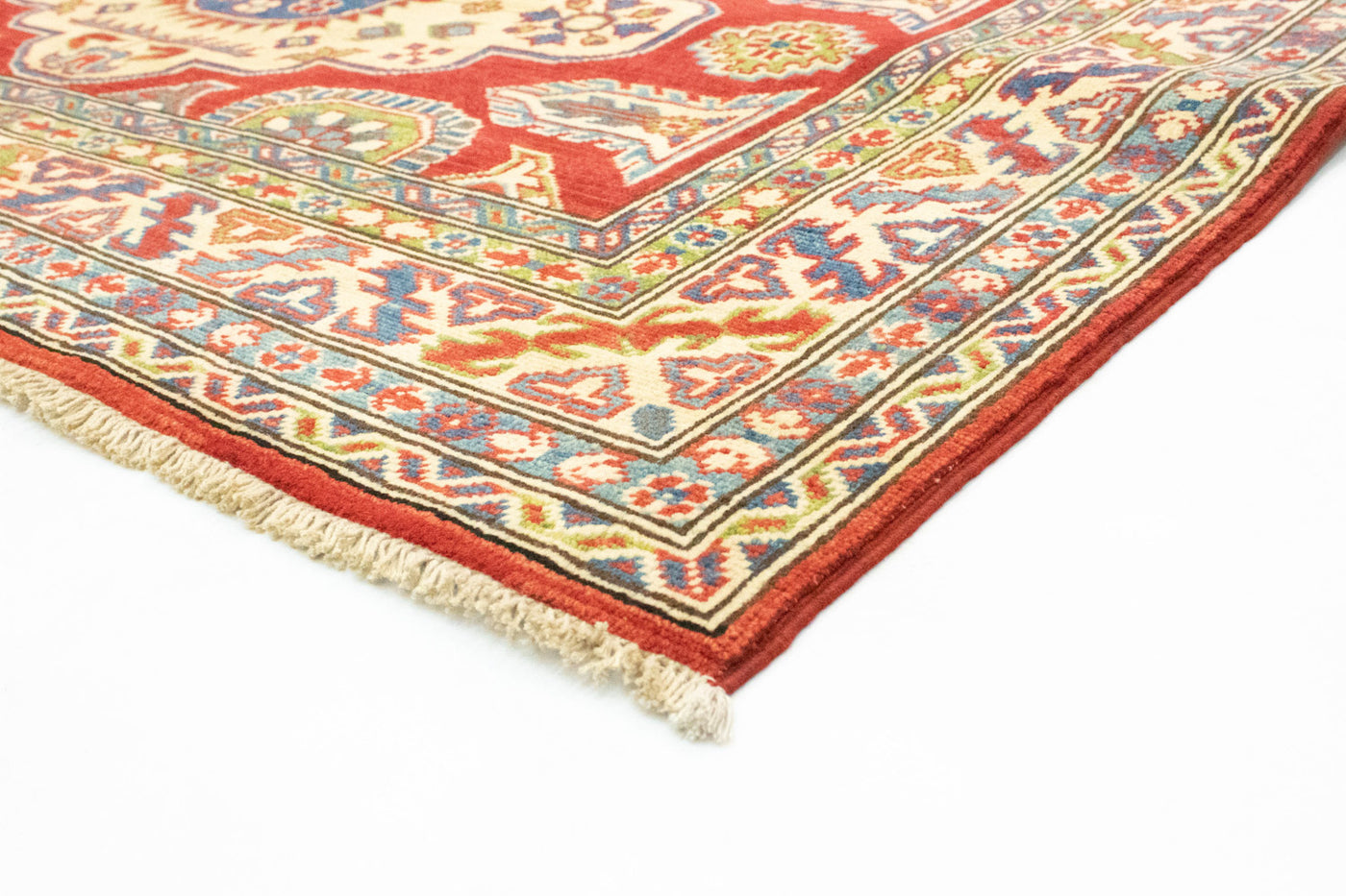 Ziegler Teppich - Kazak 198 x 157 cm - dunkelrot