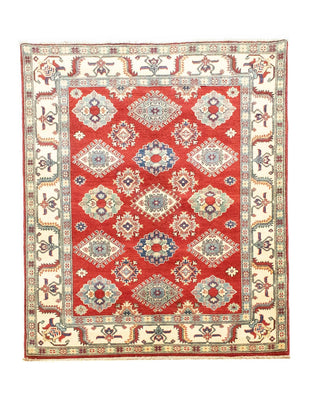 Ziegler Teppich - Kazak 199 x 146 cm - dunkelrot