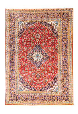 Perserteppich - Keshan 362 x 251 cm - dunkelrot