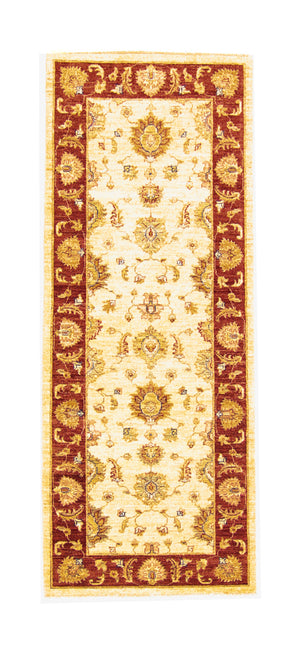 Ziegler Teppich 204 x 80 cm - hellbeige