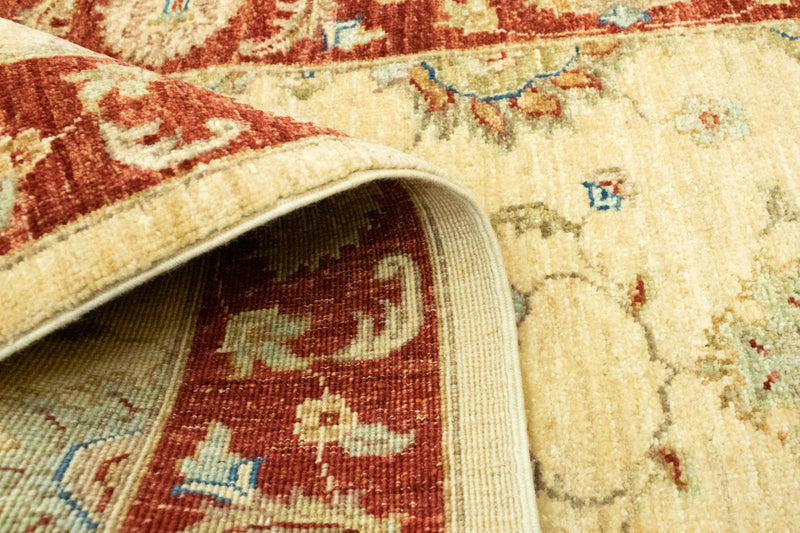 Ziegler Teppich 204 x 80 cm - hellbeige