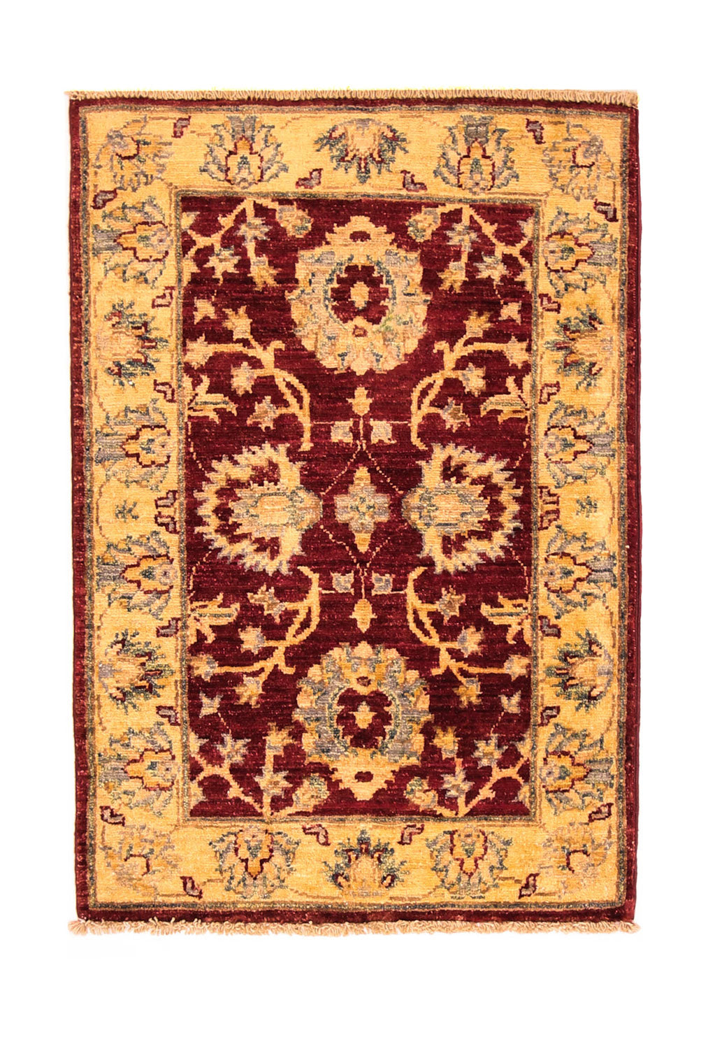 Ziegler Teppich 87 x 61 cm - dunkelbraun