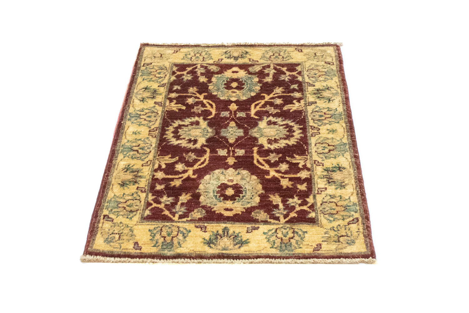 Ziegler Teppich 87 x 61 cm - dunkelbraun