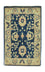 Ziegler Teppich 96 x 62 cm - dunkelblau
