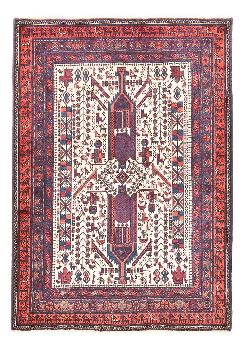 Belutsch Teppich - 210 x 153 cm - creme