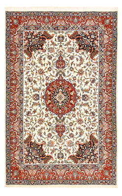 Perserteppich - Ghom - Royal - 216 x 140 cm - creme