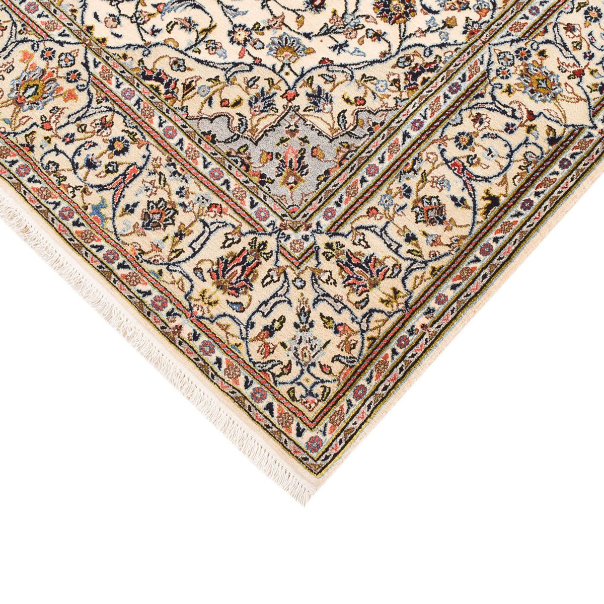Perserteppich - Keshan - Royal - 208 x 135 cm - creme