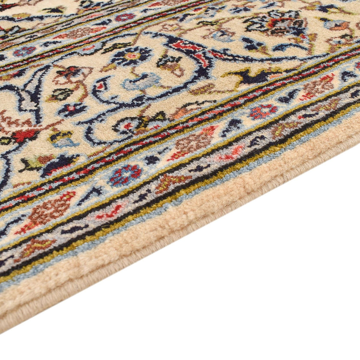 Perserteppich - Keshan - Royal - 208 x 135 cm - creme