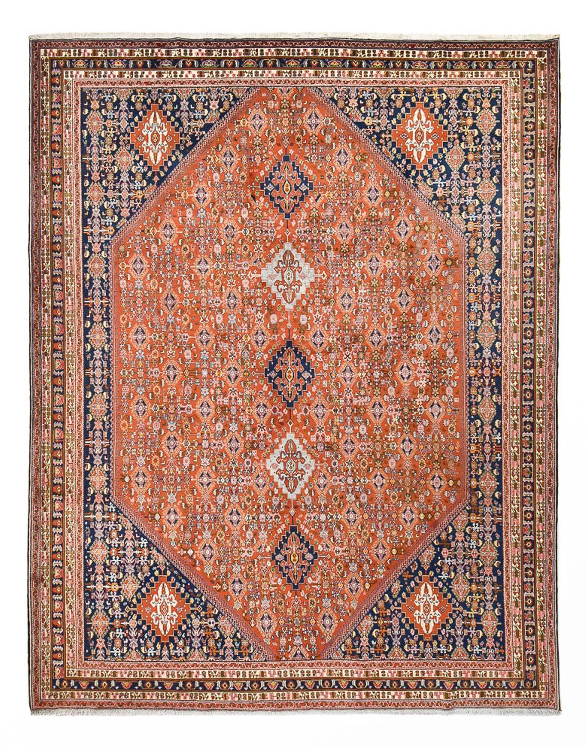 Gabbeh Teppich - Kaschkuli Perser - 380 x 294 cm - rost