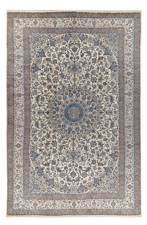 Perserteppich - Nain - Royal - 626 x 400 cm - grau