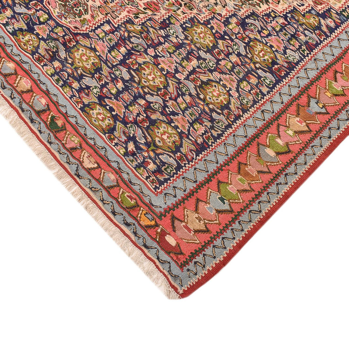 Kelim Teppich - Oriental - 255 x 143 cm - dunkelbeige