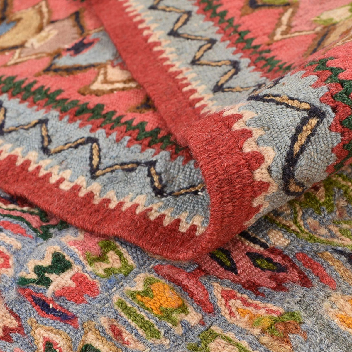 Kelim Teppich - Oriental - 255 x 143 cm - dunkelbeige