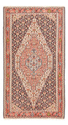 Kelim Senneh Teppich 132x238cm - Rechteckig / Dunkelbeige / 132 x 238 cm Rechteckig