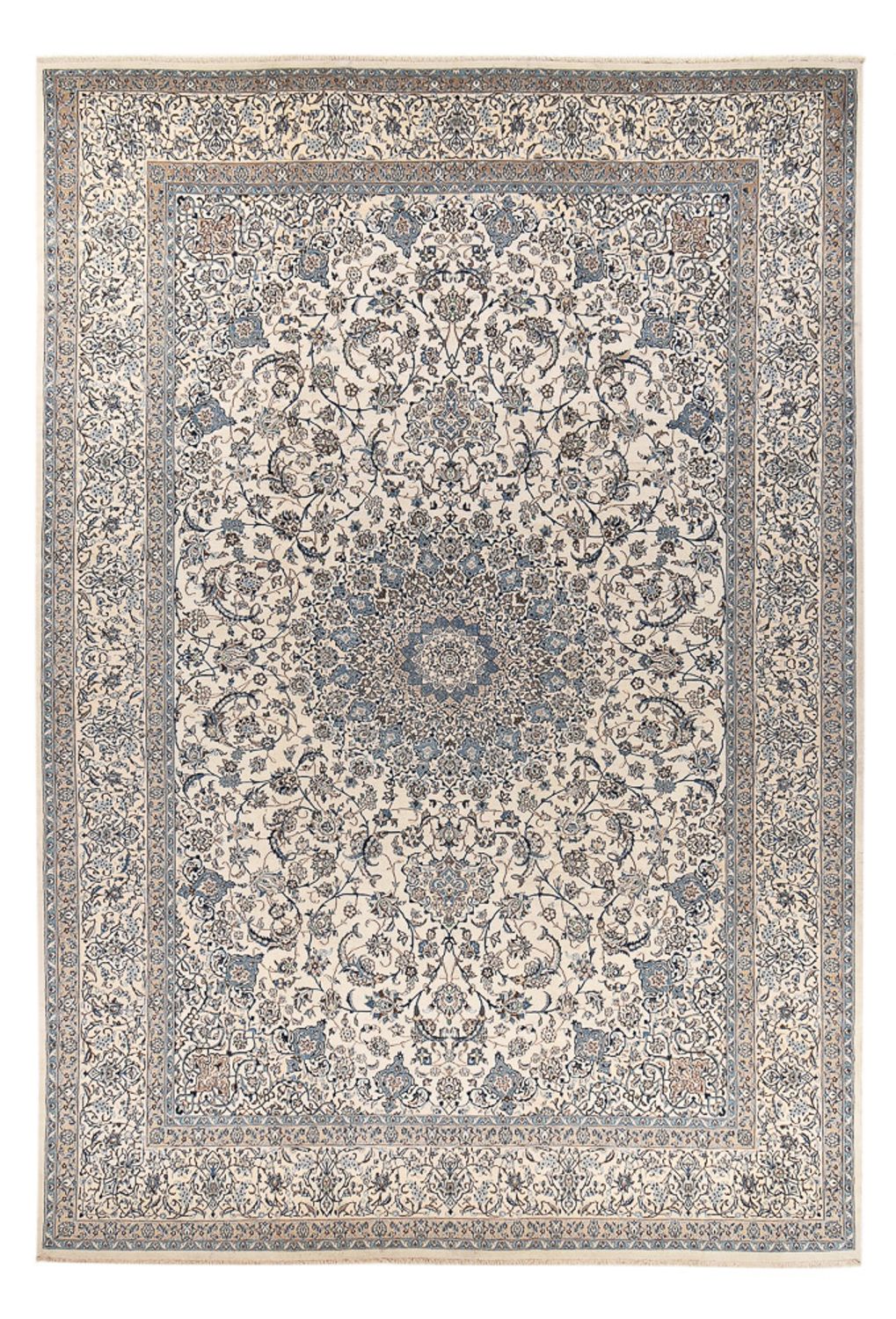 Perserteppich - Nain - Royal - 605 x 403 cm - creme